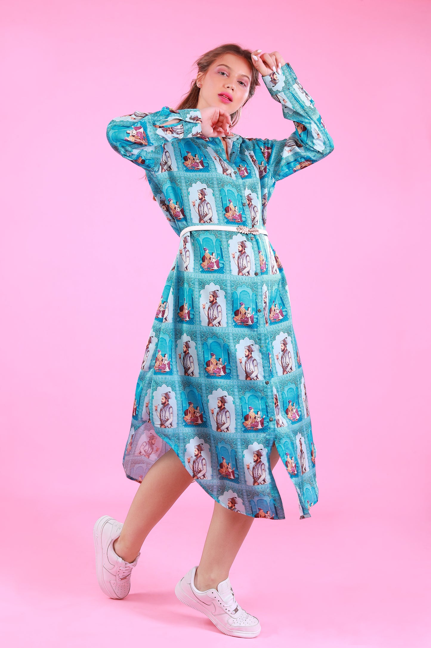 Mahal-e-Muse Shirt Dress