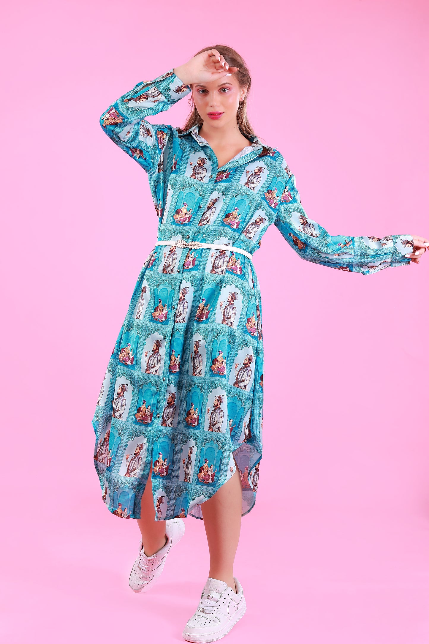 Mahal-e-Muse Shirt Dress