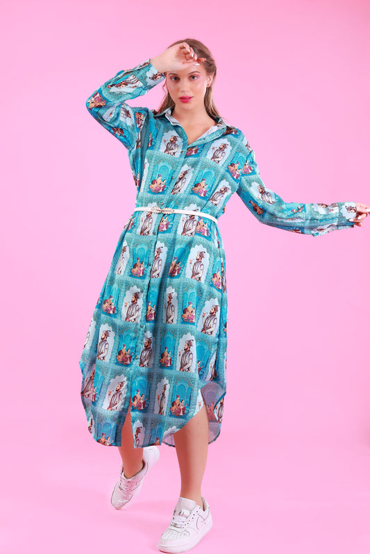 Mahal-e-Muse Shirt Dress